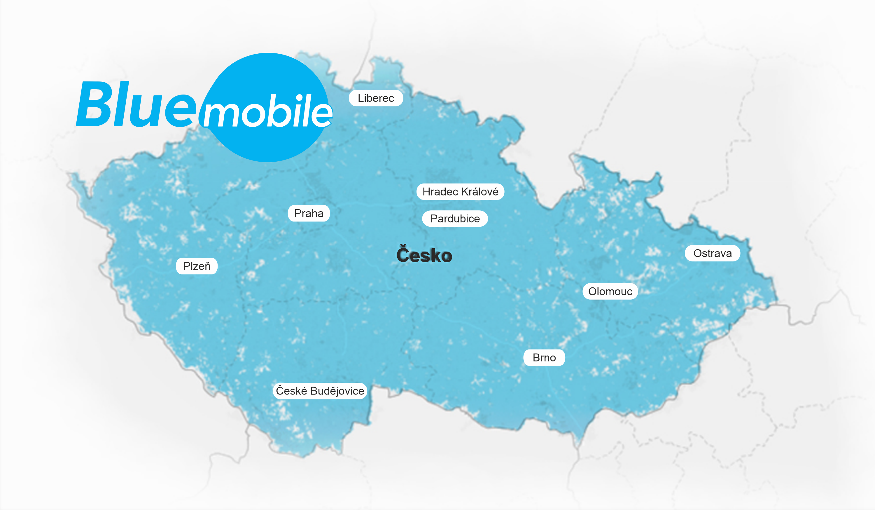 mapa pokrytí bluemobile